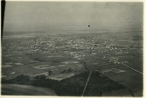 France aviation aerial view of a town old Photo 1930 #3