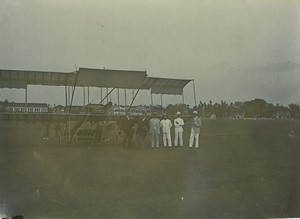 Afrique du Sud aviation Joseph Christiaens Bristol Boxkite ancienne Photo 1911 #2