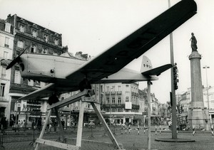 France Lille aviation fair Caudron Aiglon 1938 Airplane F-POIT old Photo 1971