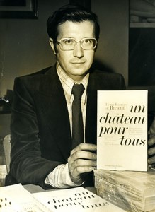 France portrait of the writer Henri François de Breteuil  old Photo 1975