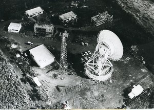 France Martinique Saint Ilets Installation of a satellite station old Photo 1972