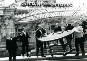 France Vichy Casino First blackjack table old Photo 1970