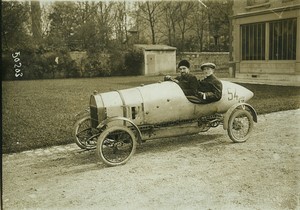 France Circuit de Paris Baudeloques on Morgan race car 1100cc old Photo 1912