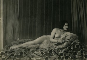France Erotic female study Risque old Photo 1920 #2