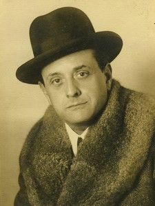 France French actor Marcel Vibert portrait old Photo 1940