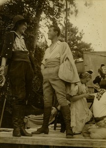 France French actor Pierre Dargout on set old Photo 1940's