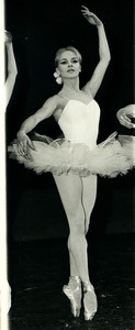 France Ballet Dancer ballerina Josiane Consoli portrait old Photo 1969
