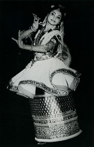 France Manipuri Traditional dancer old Photo 1960 #2