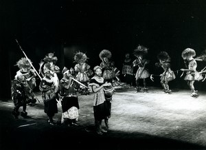 France Theatre des Nations Chants et danses du Cameroun ancienne Photo Lipnitzki 1960