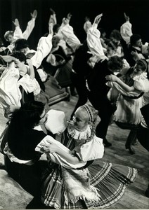 France Paris Hungarian folk dance show old Photo 1970