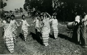 France Lille music and dance performance in Bangladesh old Photo 1970's