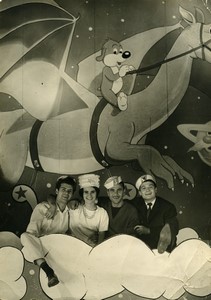 France funfair arcade portrait Pif gadget old Photo 1960