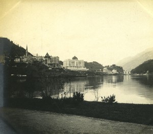 Switzerland Grisons St Moritz Grand & Palace Hotels amateur snapshot Photo 1900