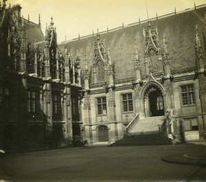France Rouen Palais de Justice Courthouse Old Amateur Photo 1900