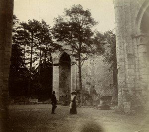 France Jumieges the ruins of the abbey old amateur photo 1900 #1