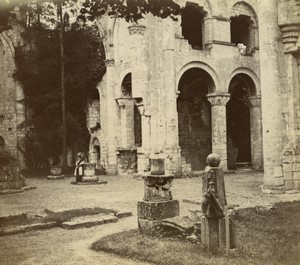 France Jumieges the ruins of the abbey old amateur photo 1900 #2