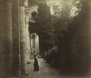 France Jumieges the ruins of the abbey old amateur photo 1900 #3