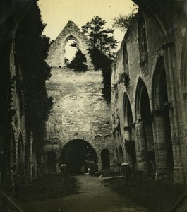 France Jumieges the ruins of the abbey old amateur photo 1900 #5