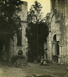 France Jumieges the ruins of the abbey old amateur photo 1900 #6