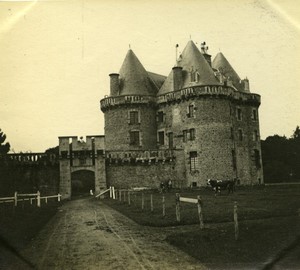 France Brittany Broualan Château de Landal Castle old amateur Photo 1900 #1
