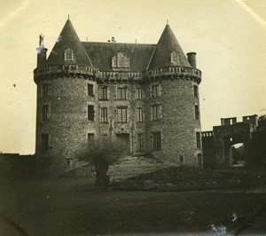 France Brittany Broualan Château de Landal Castle old amateur Photo 1900 #2