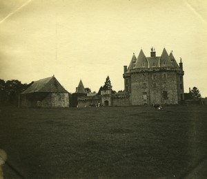 France Brittany Broualan Château de Landal Castle old amateur Photo 1900 #3