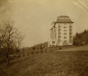 Switzerland Vaud Chardonne Mont Pelerin Palace Hotel Old Photo 1900