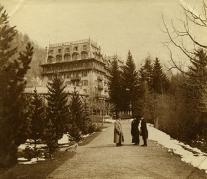 Switzerland Montreux Grand Hotel des Avants Old Photo 1900