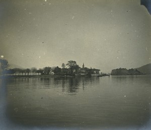 Italy Lake Lago Maggiore Isola dei Pescatori Isola Bella Old Photo 1900