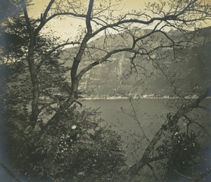 Italy Lake Lago di Como Bellagio Old Photo 1900 #2