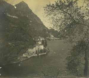 Italy Lago di Lugano Oria Village Old Photo 1900