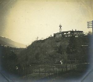 Switzerland Lago di Lugano Sorengo Church Old Photo 1900 #1