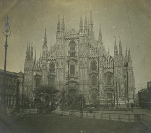 Italy Milan Cathedral duomo di Milano Old Photo 1900