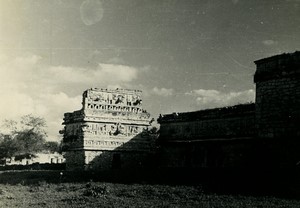Mexico Yucatan Chichen Itza Maya Ruins old photo La Nacional 1960 #12