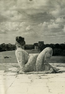 Mexico Yucatan Chichen Itza Maya Ruins old photo La Nacional 1960 #14