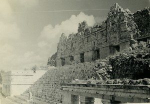 Mexico Yucatan Chichen Itza Maya Ruins old photo La Nacional 1960 #17
