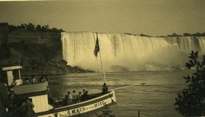 USA Niagara Falls Tourist Boat Maid of the Mist old photo 1930