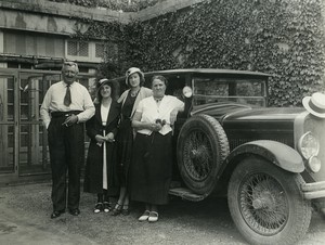 France Lisieux big automobile old photo 1933