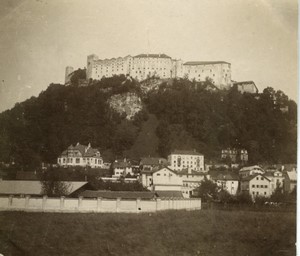 Austria Salzburg Hohensalzburg Fortress Old Photo 1900 #2