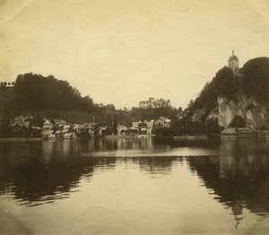 Austria Traunkirchen Church River Traunsee Old Photo 1900 #1