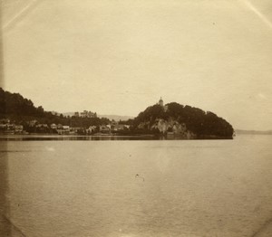 Austria Traunkirchen Church River Traunsee Old Photo 1900 #2