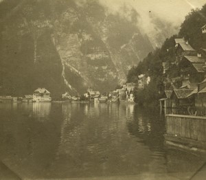 Austria Hallstatt Lake Hoher Dachstein Old Photo 1900 #2