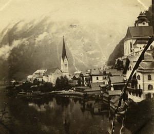 Austria Hallstatt Lake Hoher Dachstein Old Photo 1900 #3