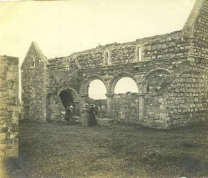 Scotland Iona Abbey Nunnery Convent? Ruins Old Photo 1900 #1