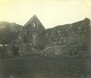 Scotland Iona Abbey Nunnery Convent? Ruins Old Photo 1900 #2