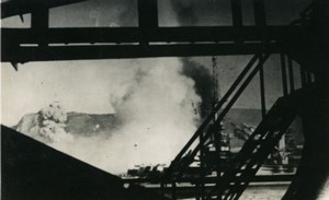 French Naval Disaster Mers el Kebir WWII Start of bombardment Old Photo 1940