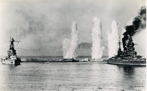 French Naval Disaster Mers el Kebir WWII Strasbourg Old Photo 1940