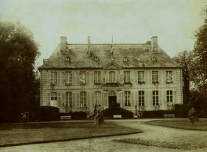 France Calvados Troarn Mannevillle Castle Old Photo 1894