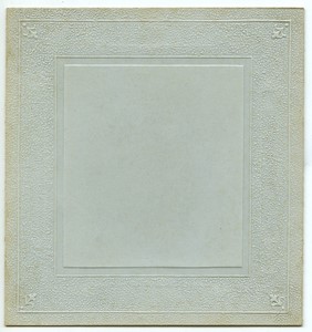 Carton Photographique 130x140 pour photo 75x85mm circa 1900