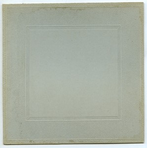 Photographic mount 130x130 for photo 80x80mm circa 1900